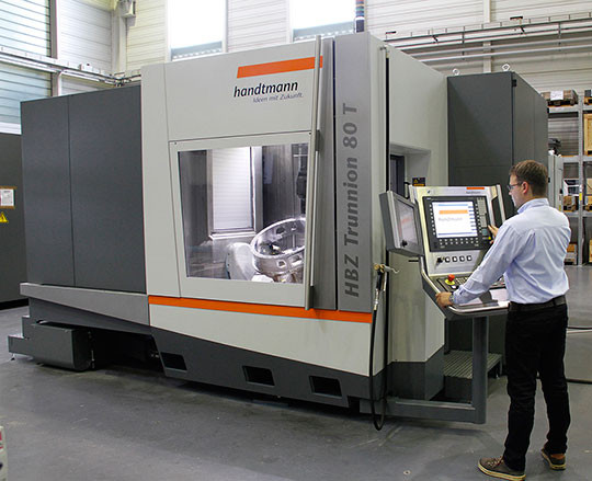 centre usinage 5 axes HBZ Trunnion