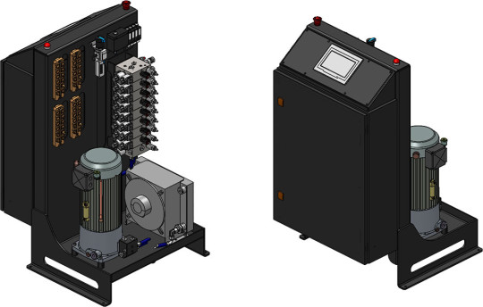 centrale hydraulique bridage actifive concept