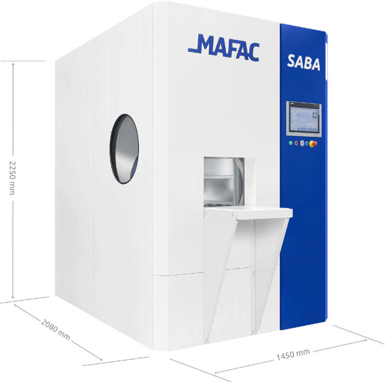 machine de lavage sans solvant mafac saba