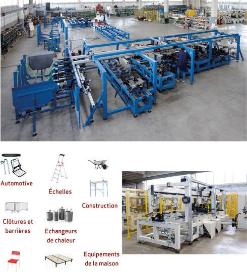 Ligne Transfert Automatique de coupe, cintrage, poinçonnage, emboutissage