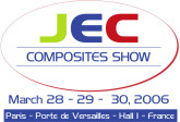 Le Groupe JEC recense plusieurs innovations avant même le début du JEC Composites Show 2006