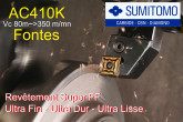 Spécial SIMODEC 2008 : SUMITOMO ELECTRIC exposera la nuance AC410K avec revêtement Ultra Dur Super FF pour le tournage hautes vitesses des fontes