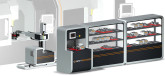 Un magasin automatisé Easybox X-Line pour centres d'usinage chez ENGINEERING DATA à INDUSTRIE 2013