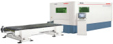 Une machine de découpe laser fibre DURMA double table à Industrie Lyon