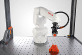 Robot avec capteur de vision pour une application d'assemblage