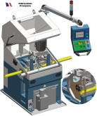 Machine de tronçonnage semi-automatique pour tubes titane et inox
